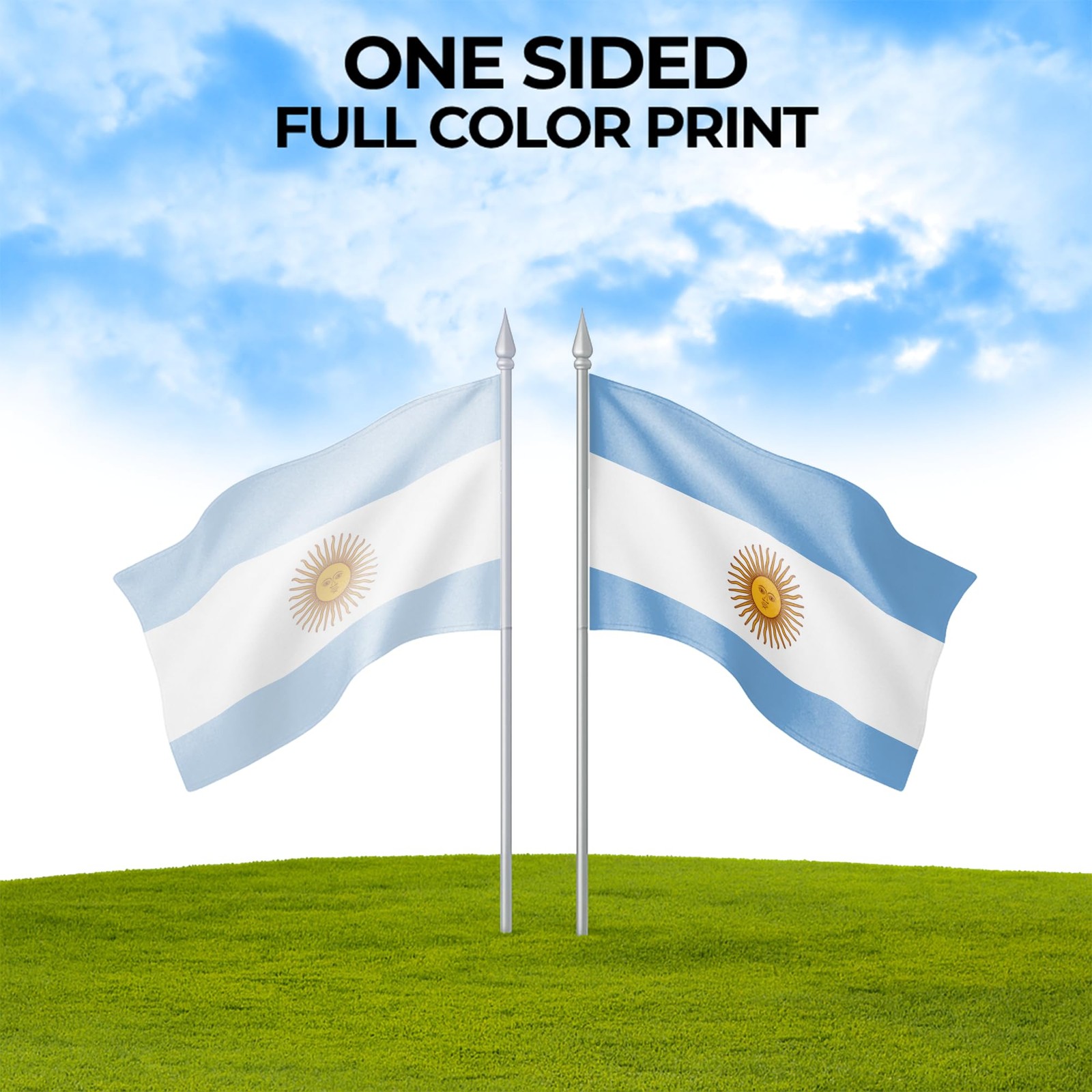 South America Outdoor Flag Weatherproof HD Printed Flag Brass Grommets USA Made gallery