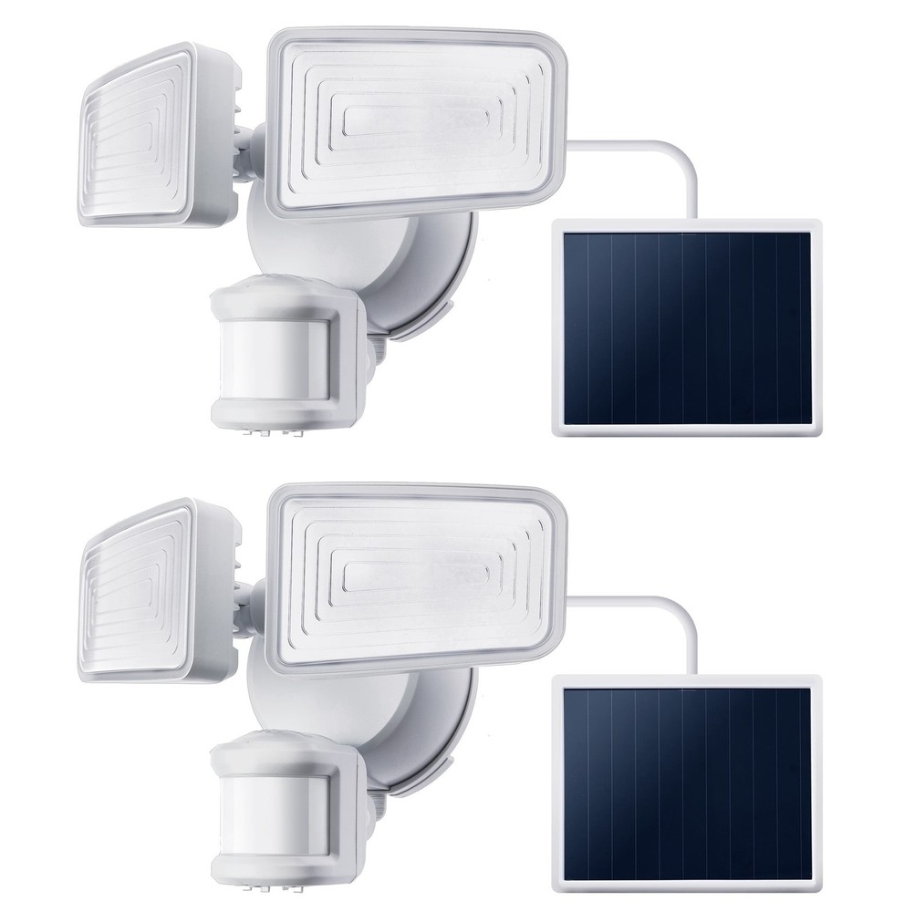 Home Zone Security ES00935G Solar Security Lights - 2 Pack