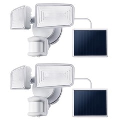 Home Zone Security ES00935G Solar Security Lights – 2 Pack