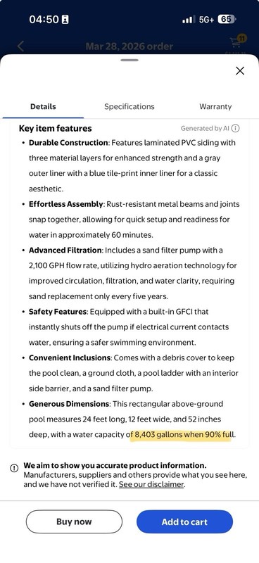 Intex Ultra XTR Rectangular Above Ground Pool 24x12x52in Steel Frame w/ Sweeper gallery