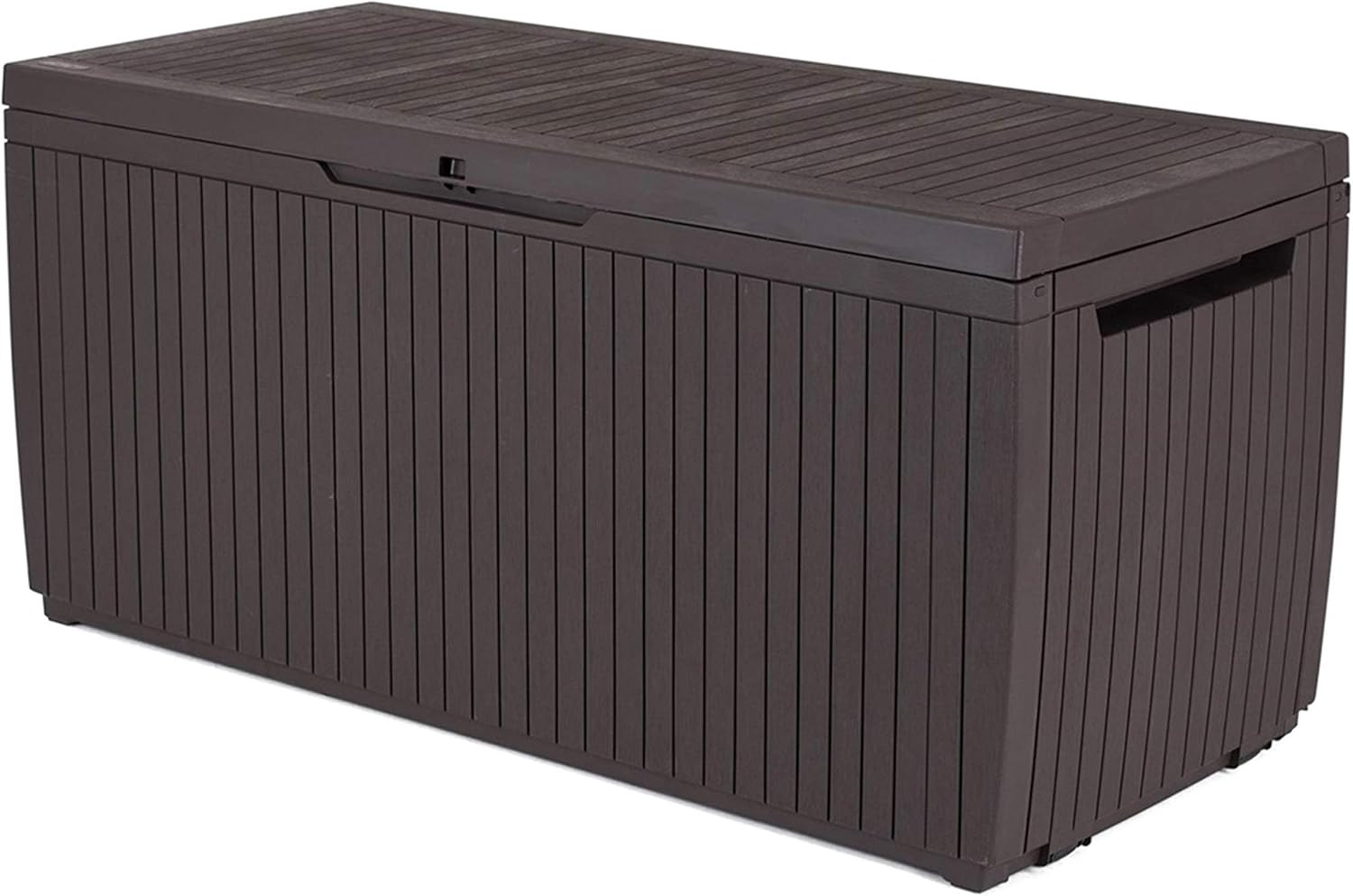 Springwood Outdoor Plastic Storage Box - 123x53.5x57cm - Brown gallery