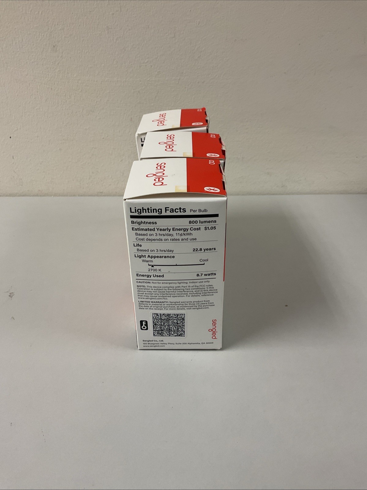 Sengled B11-N11W Smart A19 LED Light Bulb, Soft White, Lot Of 3, T41-18 gallery