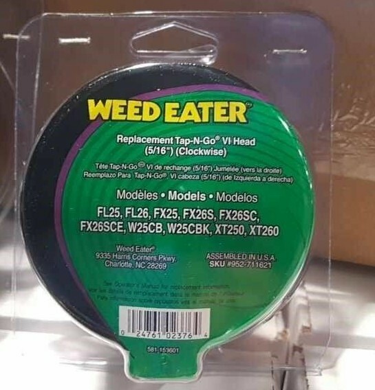Weed Eater Replacement Tap n Go VI Head 5/16" inch Clockwise FL25 FL26 FX25 gallery