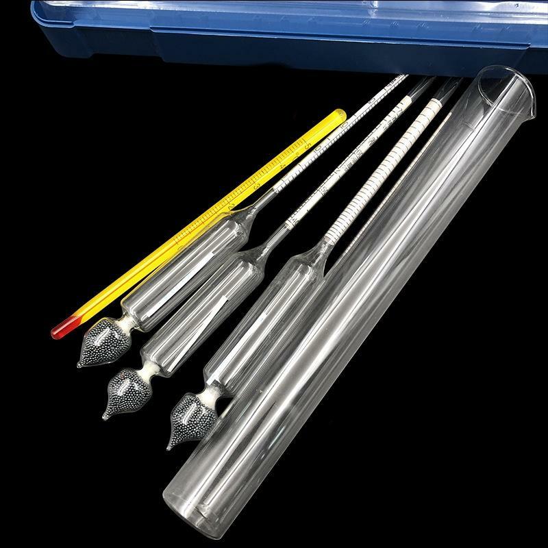Precision Alcohol Hydrometer 0-100% Whisky Moonshine Distilling Meters Test Jar gallery