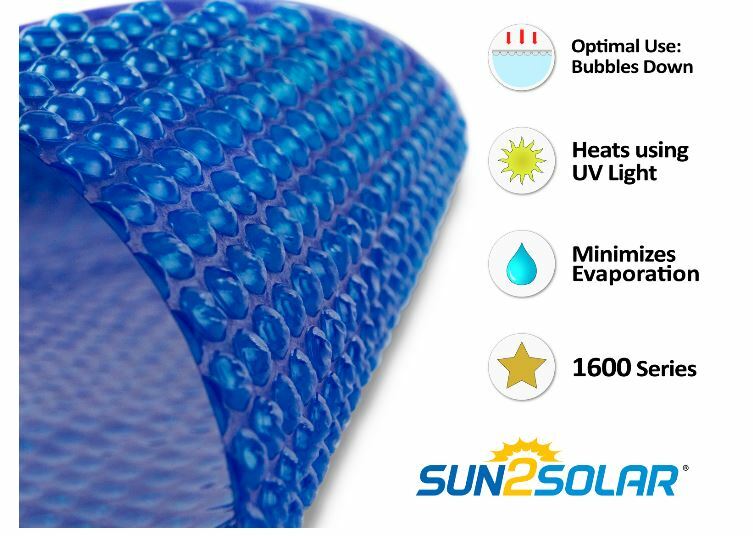 Sun2Solar Round 1600 Series Swimming Pool Solar Heater Covers (Choose Size) gallery