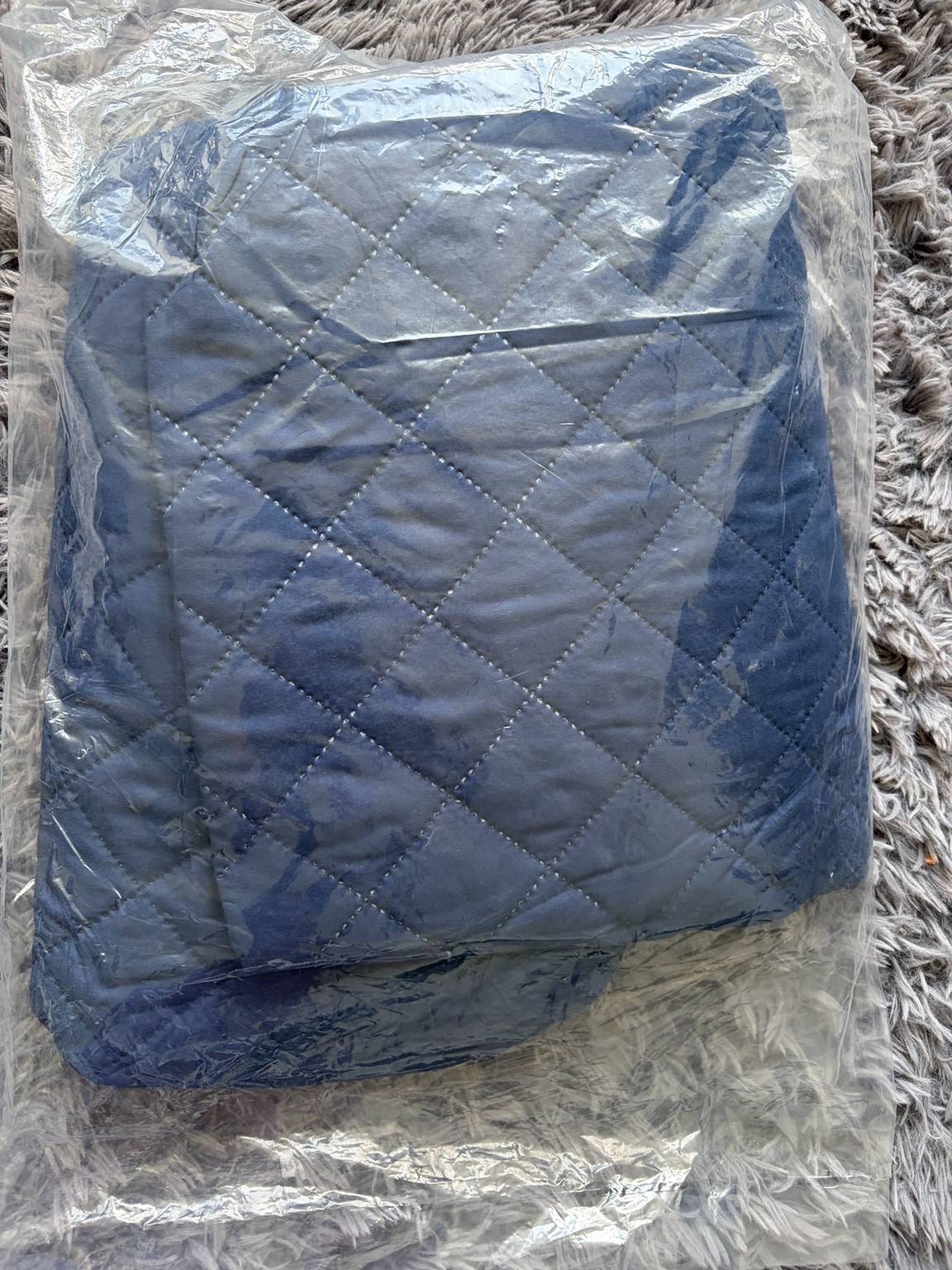 Queen Waterproof Mattress Protector Quilted Mattress Pad Cover Navy Blue New gallery