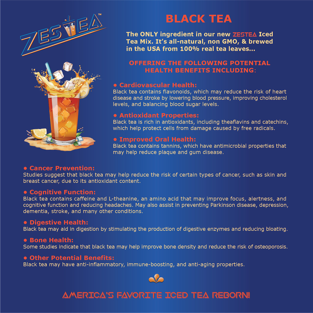 Zestea™ Unsweetened Instant Iced Tea Mix - (1) 3oz Bag gallery