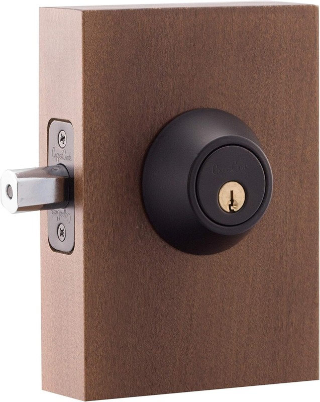 High-Quality Black Final Lock – ANSI Grade-3 Deadbolt for Entry & Garage Doors gallery