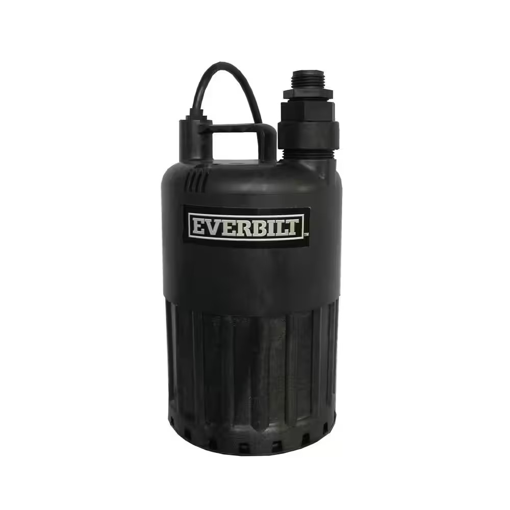 Everbilt 1/2 HP Waterfall Submersible Utility Pump SUP80-HD gallery