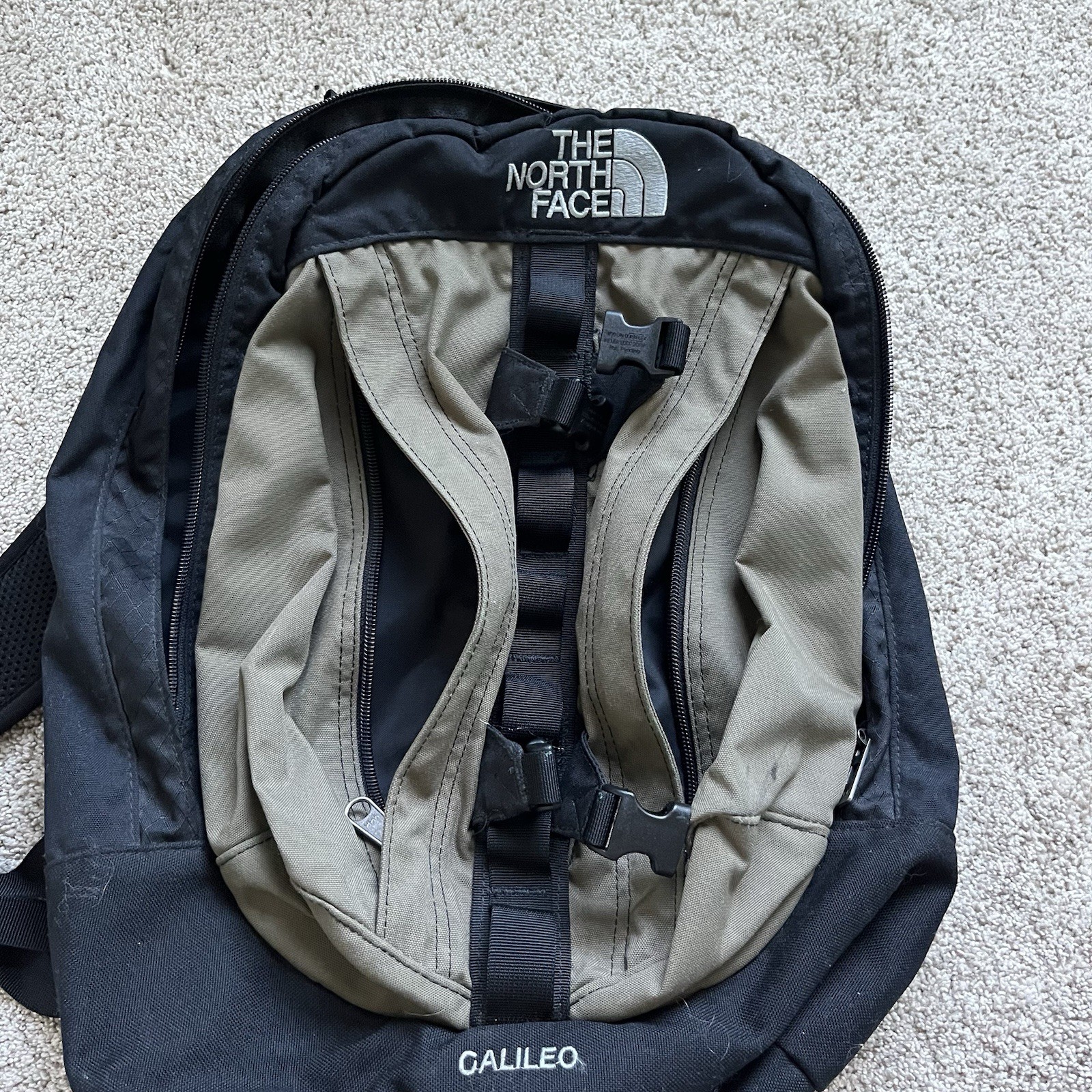Green North Face Backpack 3