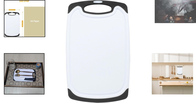 5.9x9.8 Inch High-Density BPA-Free Mini Cutting Board - Non-Slip & Easy to Clean gallery