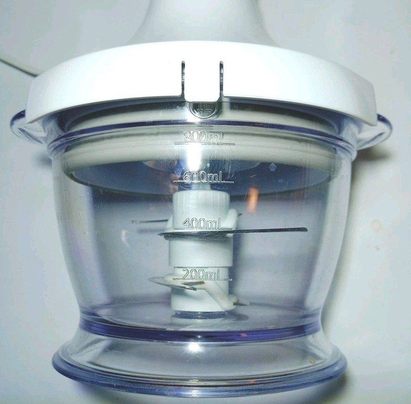 BRAVETTI QUAD BLADE BLENDER, Stick Blender Chopper With 1 L Cup EUC gallery