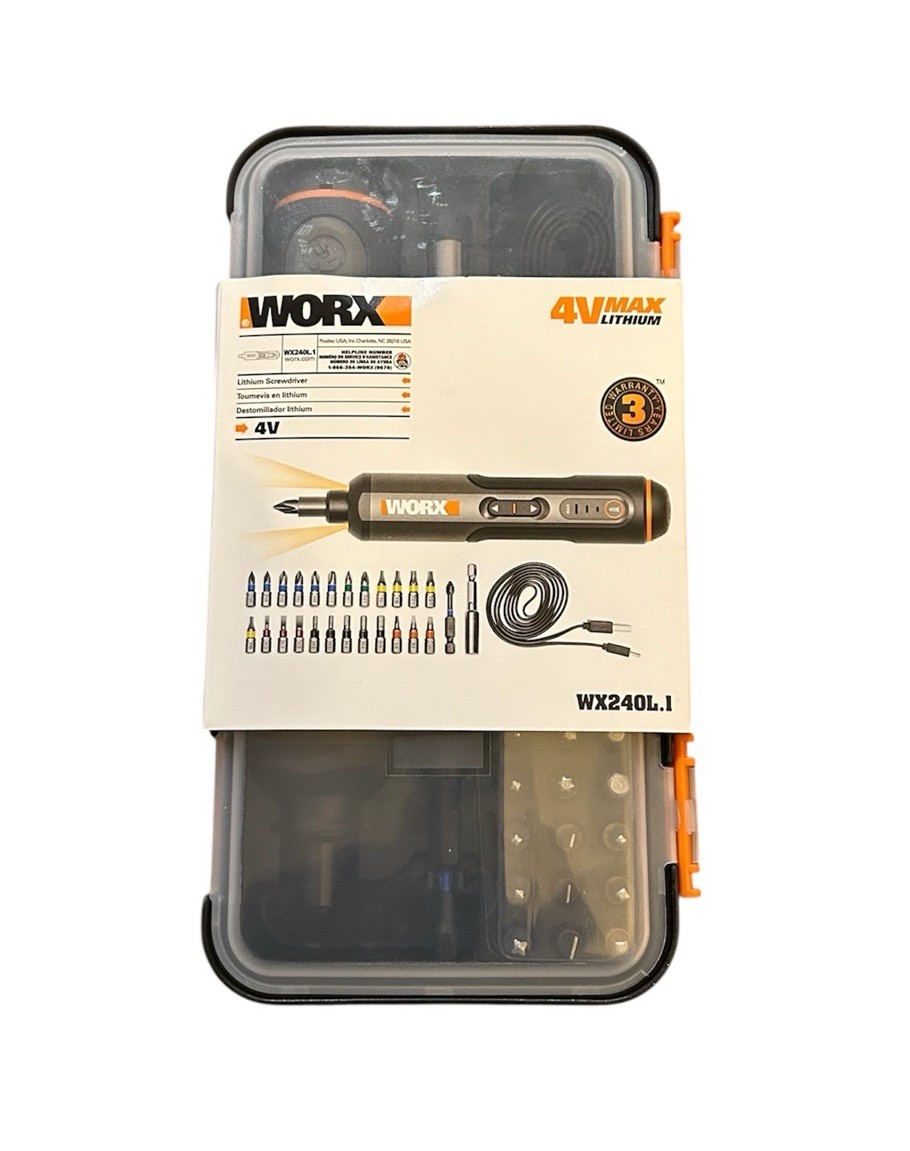 WORX 4V Max Lithium Cordless Screwdriver Set WX240L Brand New 3 Year Warranty gallery