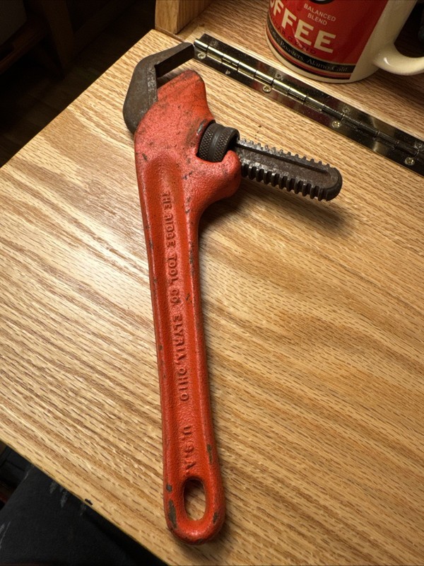 RIDGID 31305 Model E-110 9.5" Offset Hex Pipe Wrench: Made in USA gallery