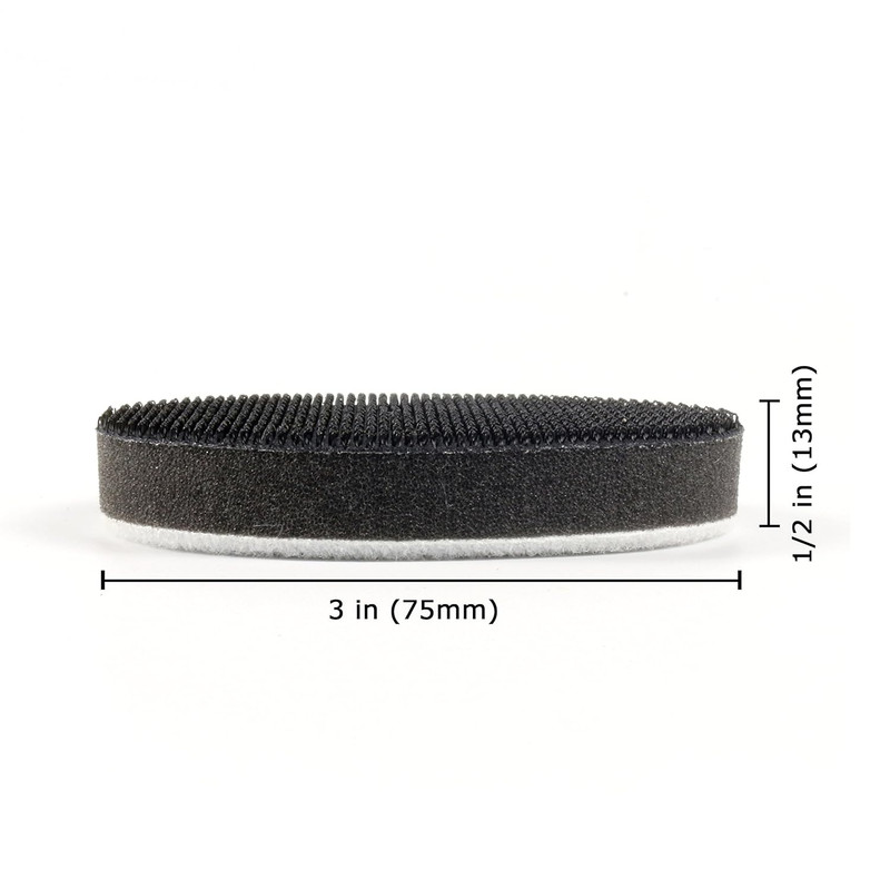 5 Pack 3 Inch (75Mm) Foam Interface Pad, Hook and Loop Soft Foam Buffing Pad, So gallery