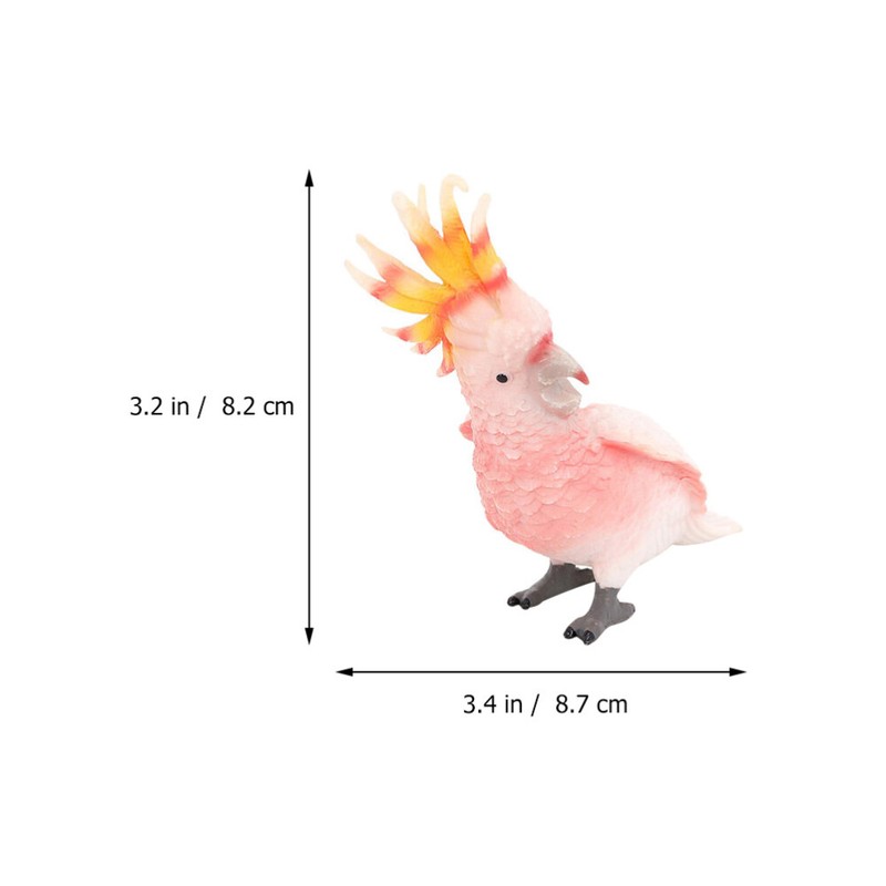 Artificial Moluccan Cockatoo Model Simulation Parrot Toy Prop Home Decoration gallery