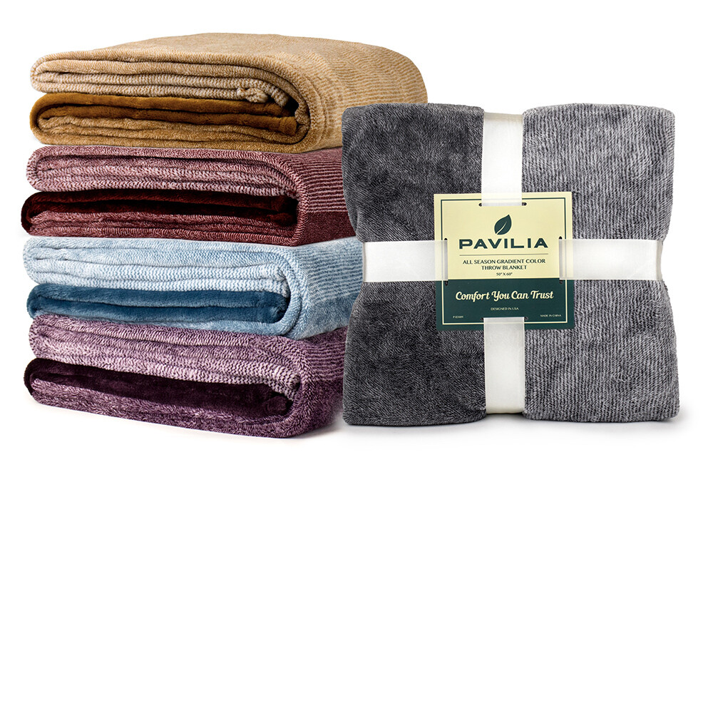 Soft Light Weight Microfiber Fleece Warm Throw Blanket for Couch Sofa Bed Chair gallery