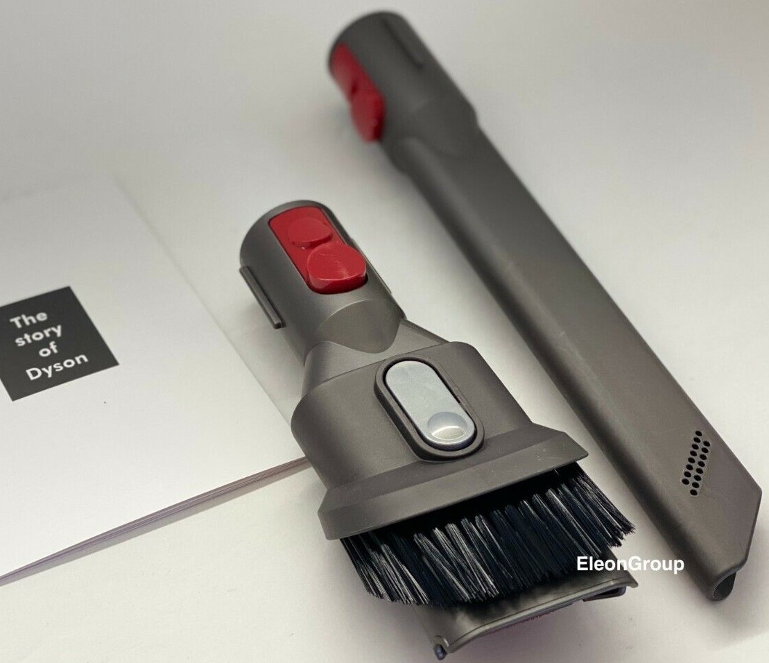 Dyson V7 V8 V10 Mini Soft Dusting Brush & Crevice Tool Attachments New & Genuine gallery