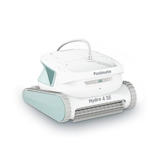 Hydro 4SE Robotic Pool Cleaner, Wired Automatic Pool Vacuum with Wall & GREEN gallery