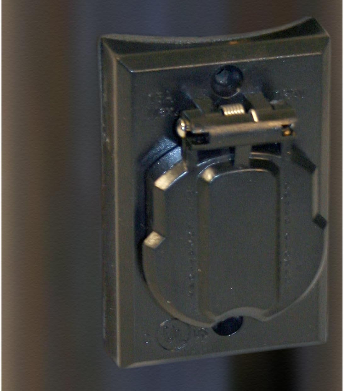 Electrical Outlet for Outdoor Lamp Post and Poles Black gallery