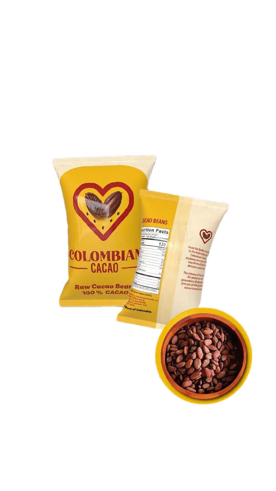 Raw Cacao Beans Unroasted – 100% Pure Colombian Whole 16.0144 Ounce gallery