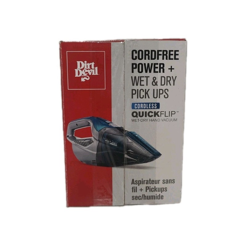 Dirt Devil QuickFlip Wet Dry Cordless Vacuum Cleaner - Blue - BD30225V New !!! gallery