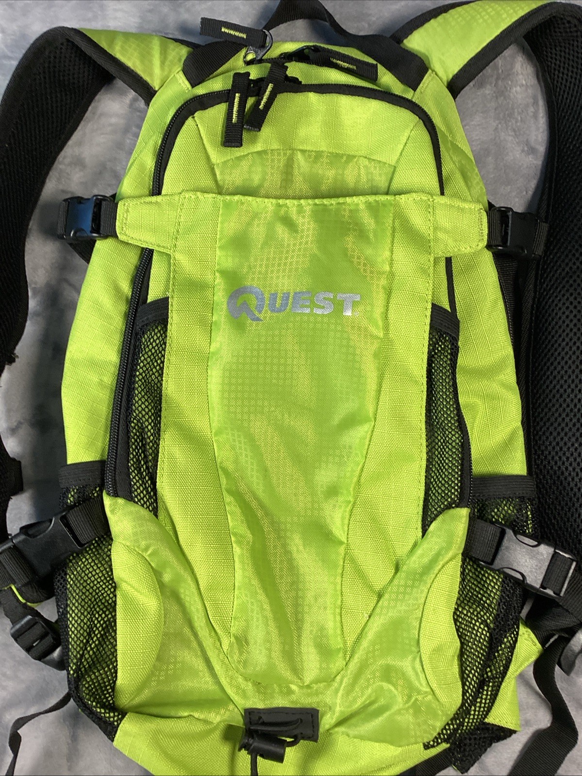 Quest Backpack Day Pack Hydration Pack Ready Neon Green 2
