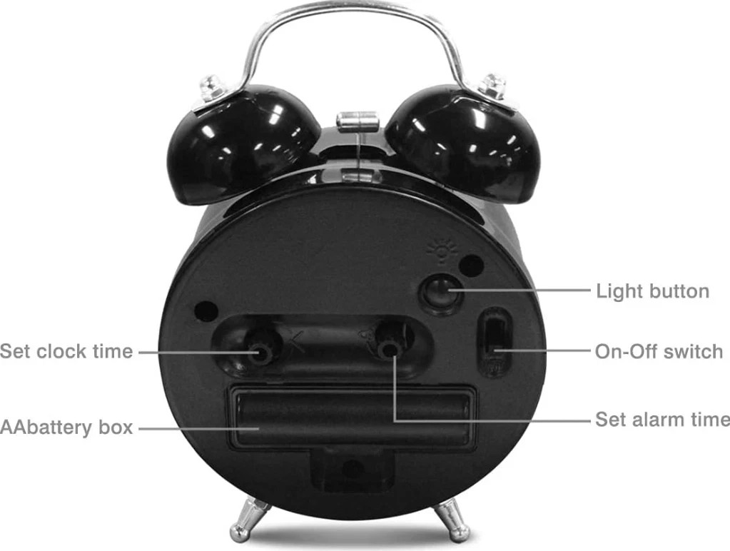 Super-xtremely Extra Loud Alarm Clock for Very Heavy Sleeper Battery Backup NEW gallery
