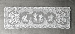 White 16″ X 54″ Quaker Lace Table Runner Valentine Wedding Christmas