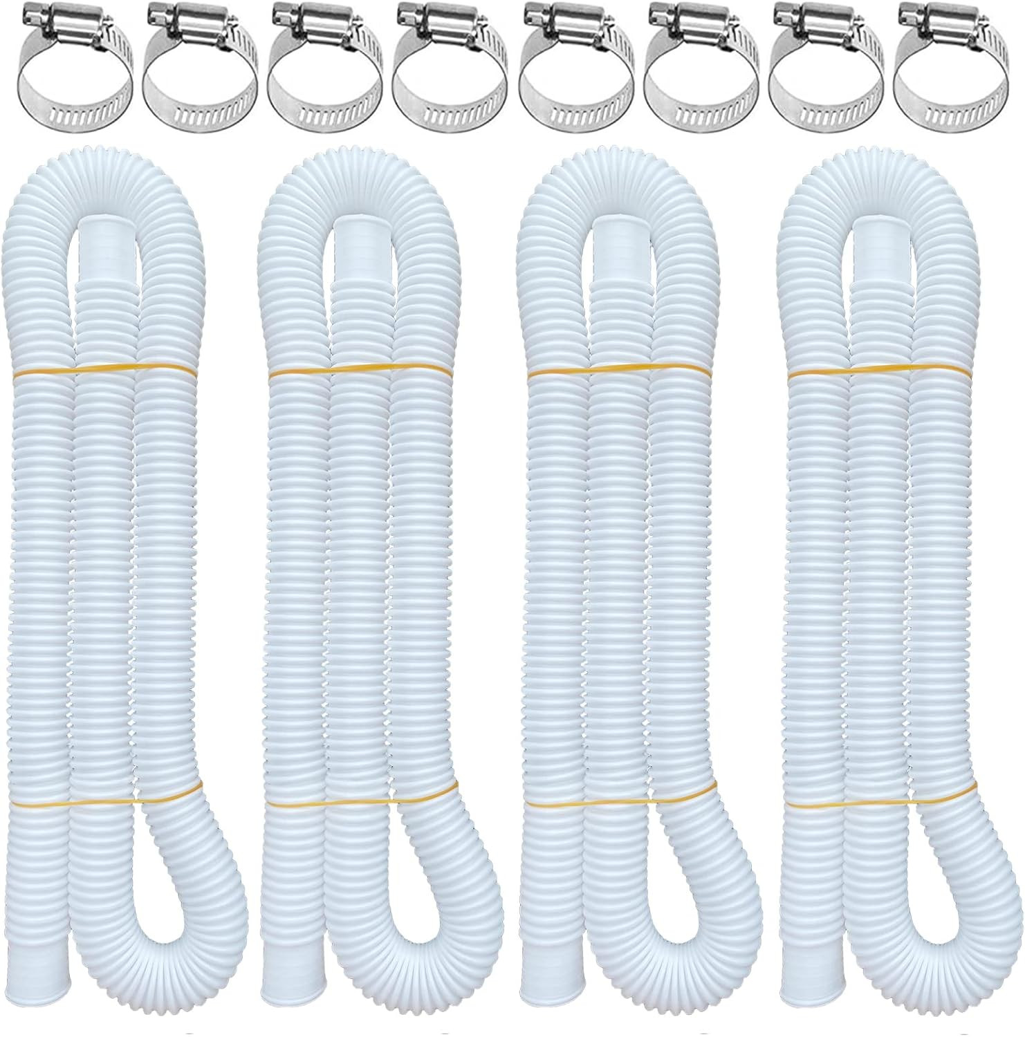 Pool Hoses for above Ground Pools, 4 Pack 1.25 X 59 Inch Pool Filter Pump Hoses gallery