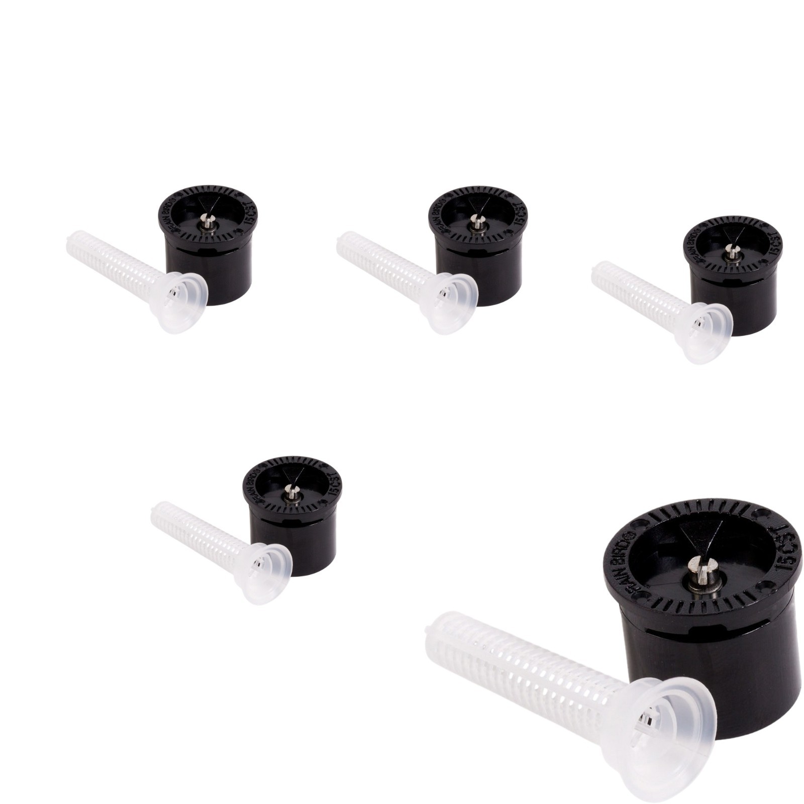 5 Rain Bird 15CST Center Strip Pattern Nozzles 15' Spray Radius MPR Irrigation gallery