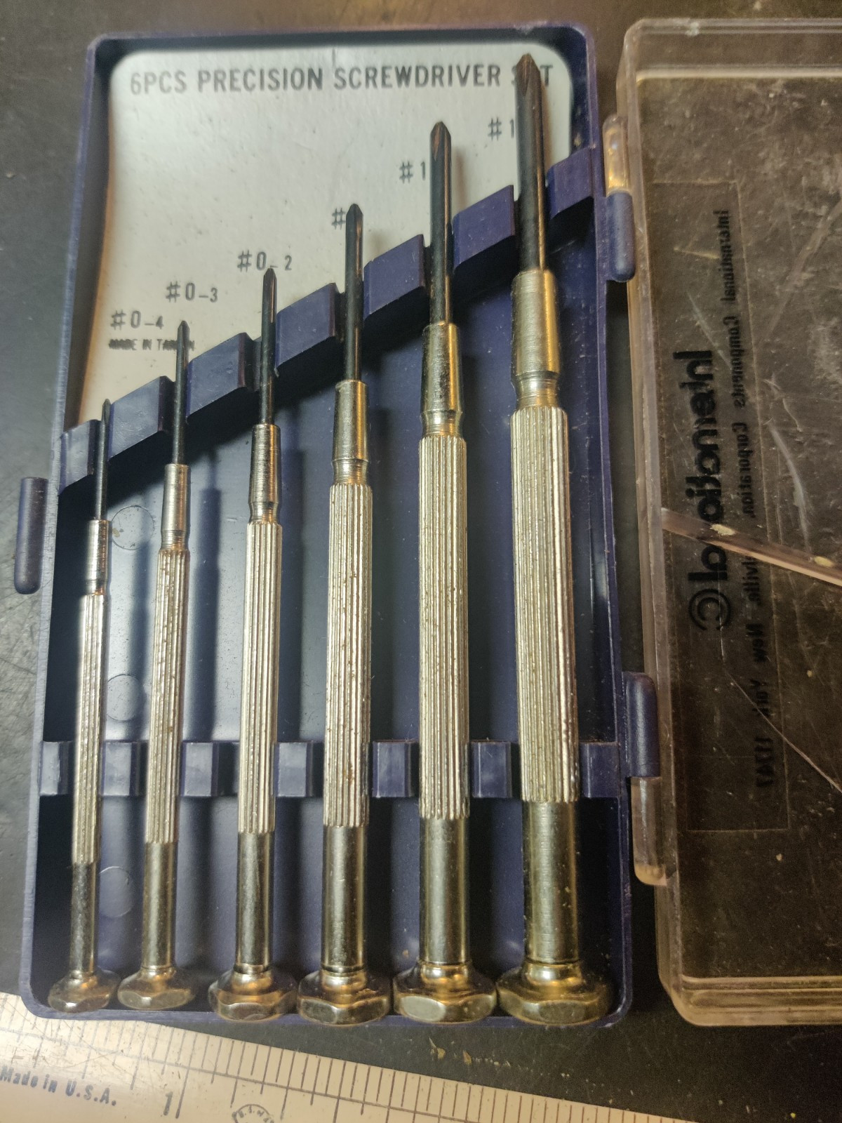 Six Piece Precision Phillips Screwdriver Set By International Corp. Made In USA gallery