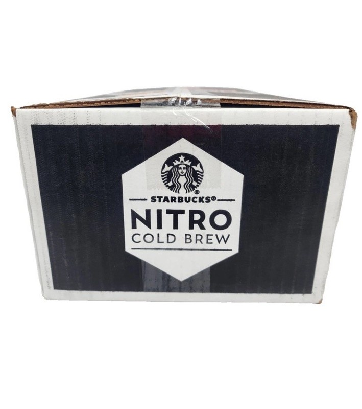 Starbucks - RTD Coffee Nitro Cold Brew, Black Unsweetened 9.6 fl oz BB 05/26 8pk gallery