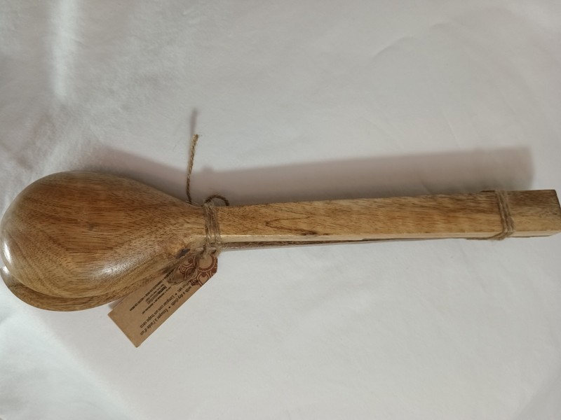 The Global Market Salad Server Fork Spoon Carved Wood New Food Utensil gallery