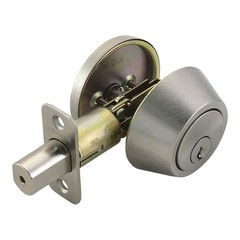 Single Cylinder Deadbolt Two Way Latch Keyed Lock Home Security ANSI Grade 3 New