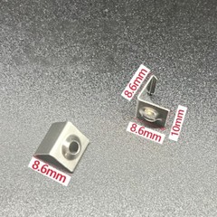 For V Shape LED Aluminum Channel System Metal Clips Mounting Holder Bracket