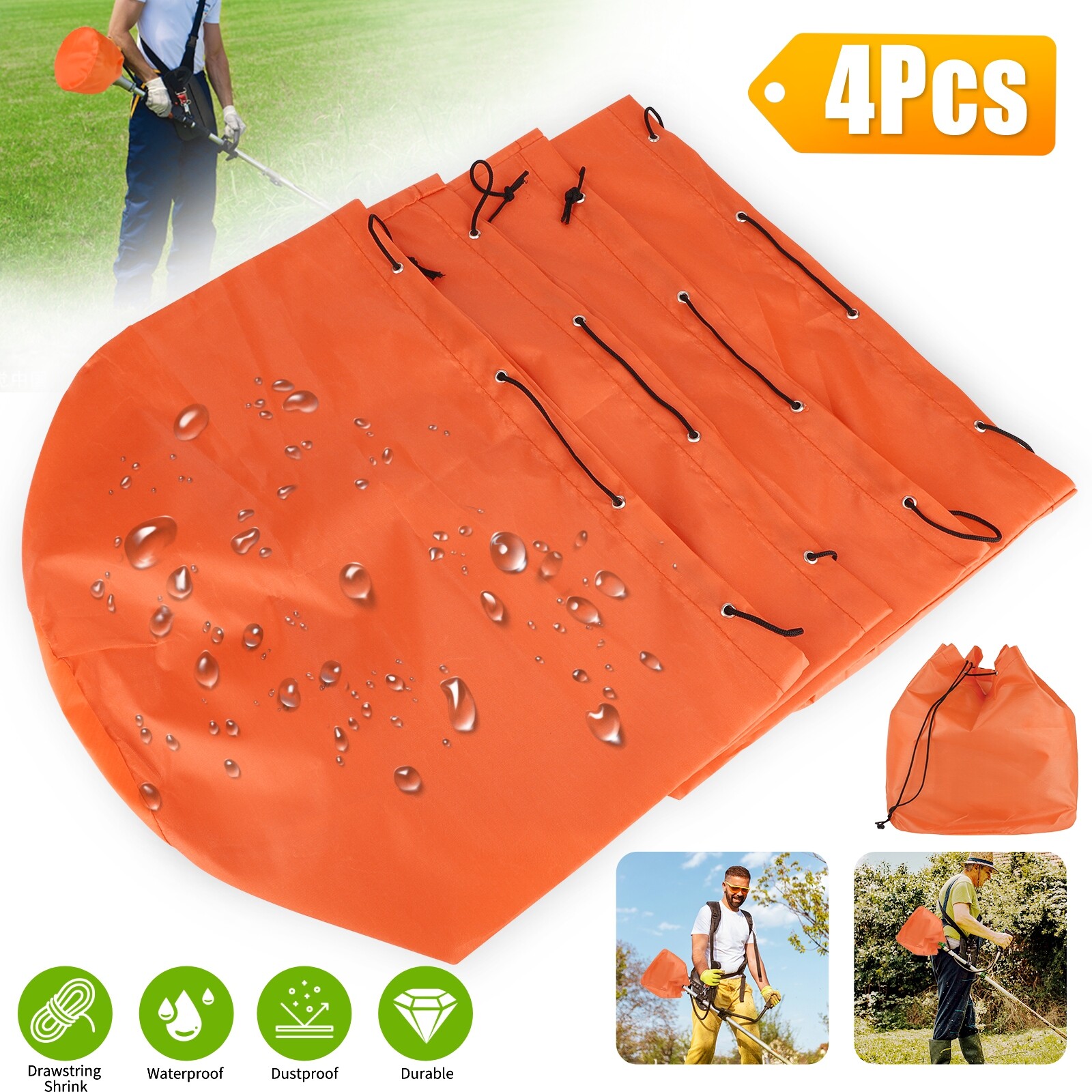 4Pcs Pulling Rope Engine Covers Dustproof Waterproof Cover For Weedeater Trimmer gallery