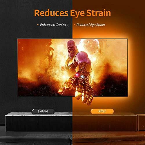 USB TV LED Backlight 75 Inch TV, Hamlite 18Ft Led Strip Lights for TV Backlight gallery