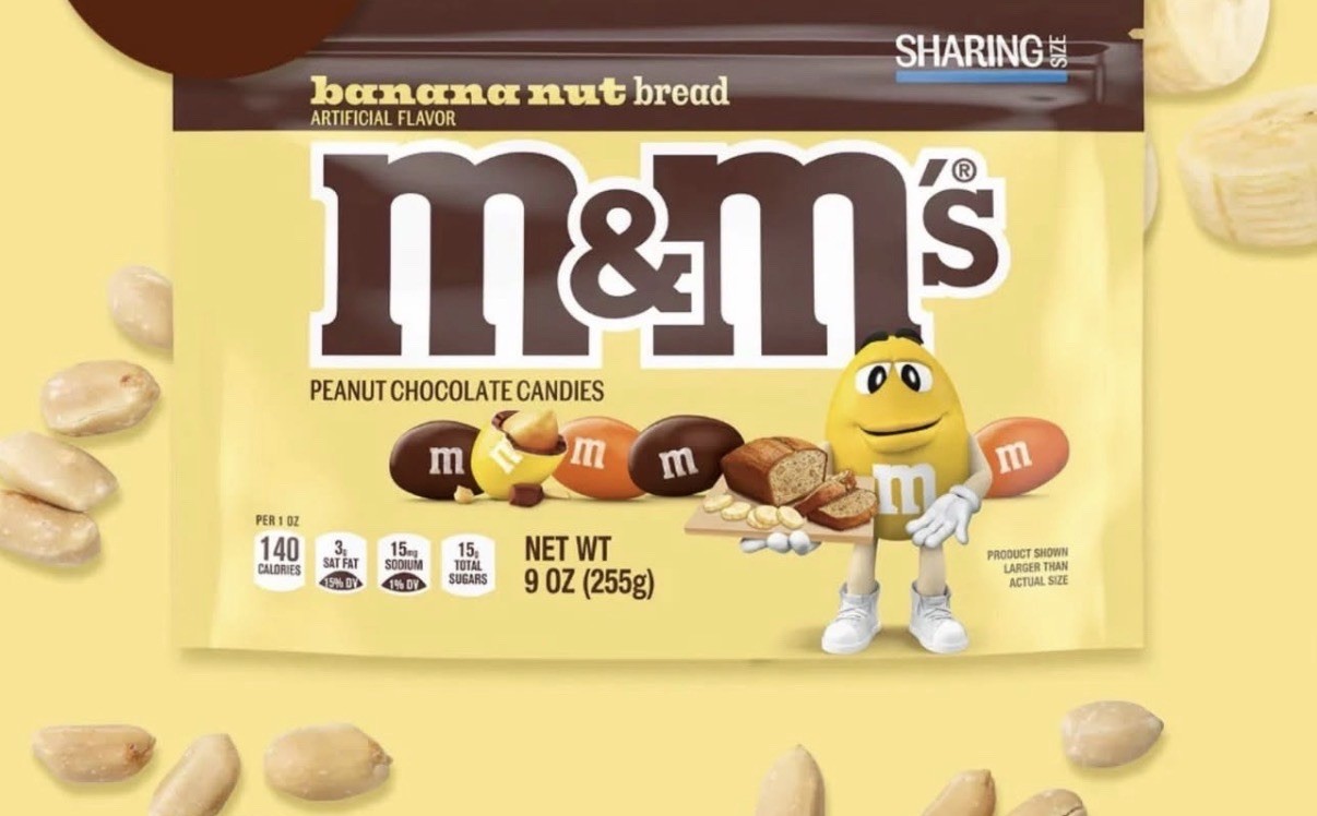 NEW M&M’s Banana Nut bread Sharing Size Brand 🔥 limited Edition Fast ship! NEW gallery