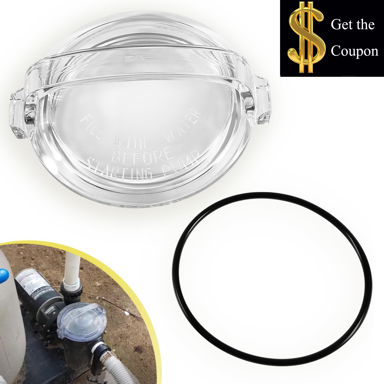 SPX1500D2A Pool Strainer Cover Lid O-Ring For Hayward Power Flo LX 25306-000-020 gallery