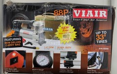 88P VIAIR Portable Compressor Kit with Alligator Clamps, Tire Inflator