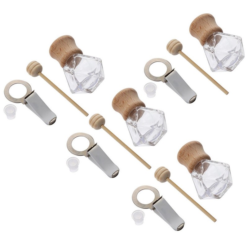 4 Pcs Perfume Refill Bottle Diffuser Scents Car Container Aromatherapy gallery