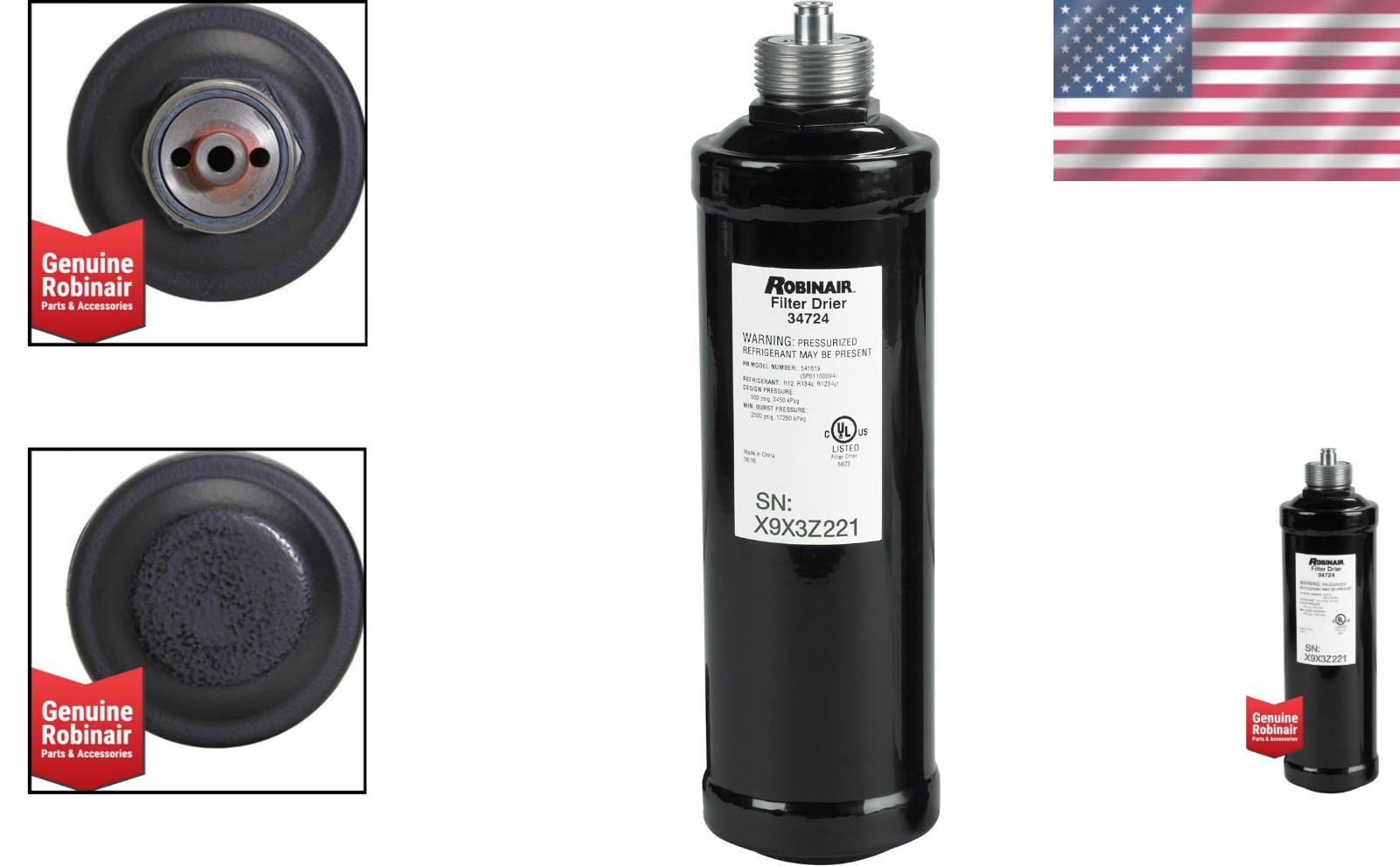 Merv 4 A/C Spin-On Filter-Drier for Refrigerant Recovery Stations – 34724 Model gallery