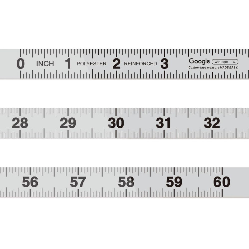Workbench Ruler Adhesive Backed Tape Measure 60 Inch 152 Cm (Left to Right) gallery