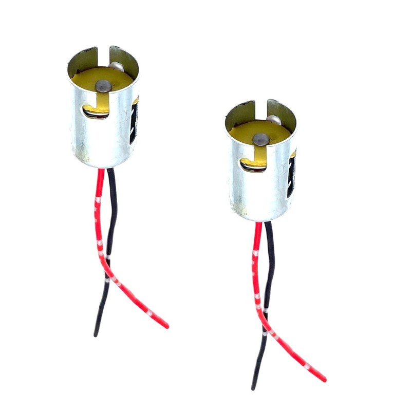 2PCS 1157 BAY15D Bulb Socket Adapter with 2-Wire Connectors for Car Truck Lights gallery