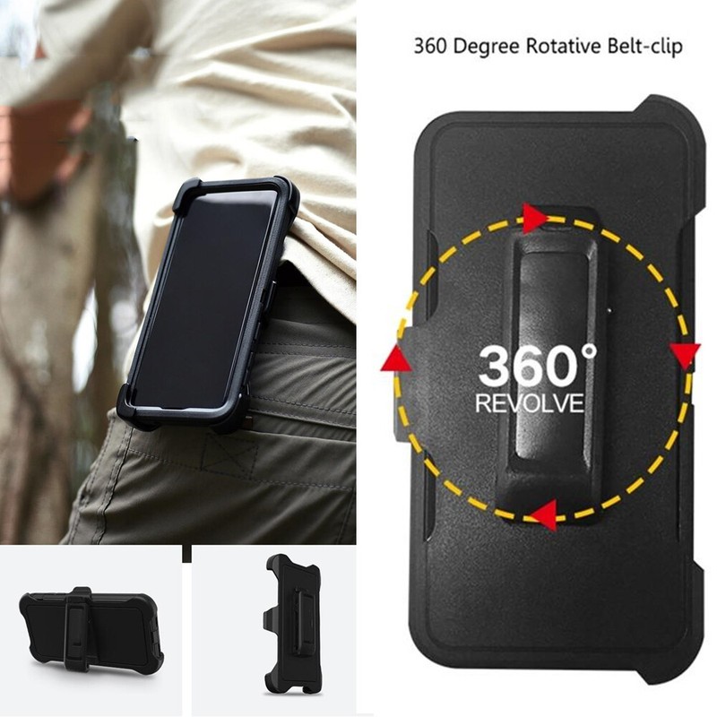 For iPhone 15 14 13 12 11 Pro Max Shockproof Defender Cover Case W/Belt Clip gallery