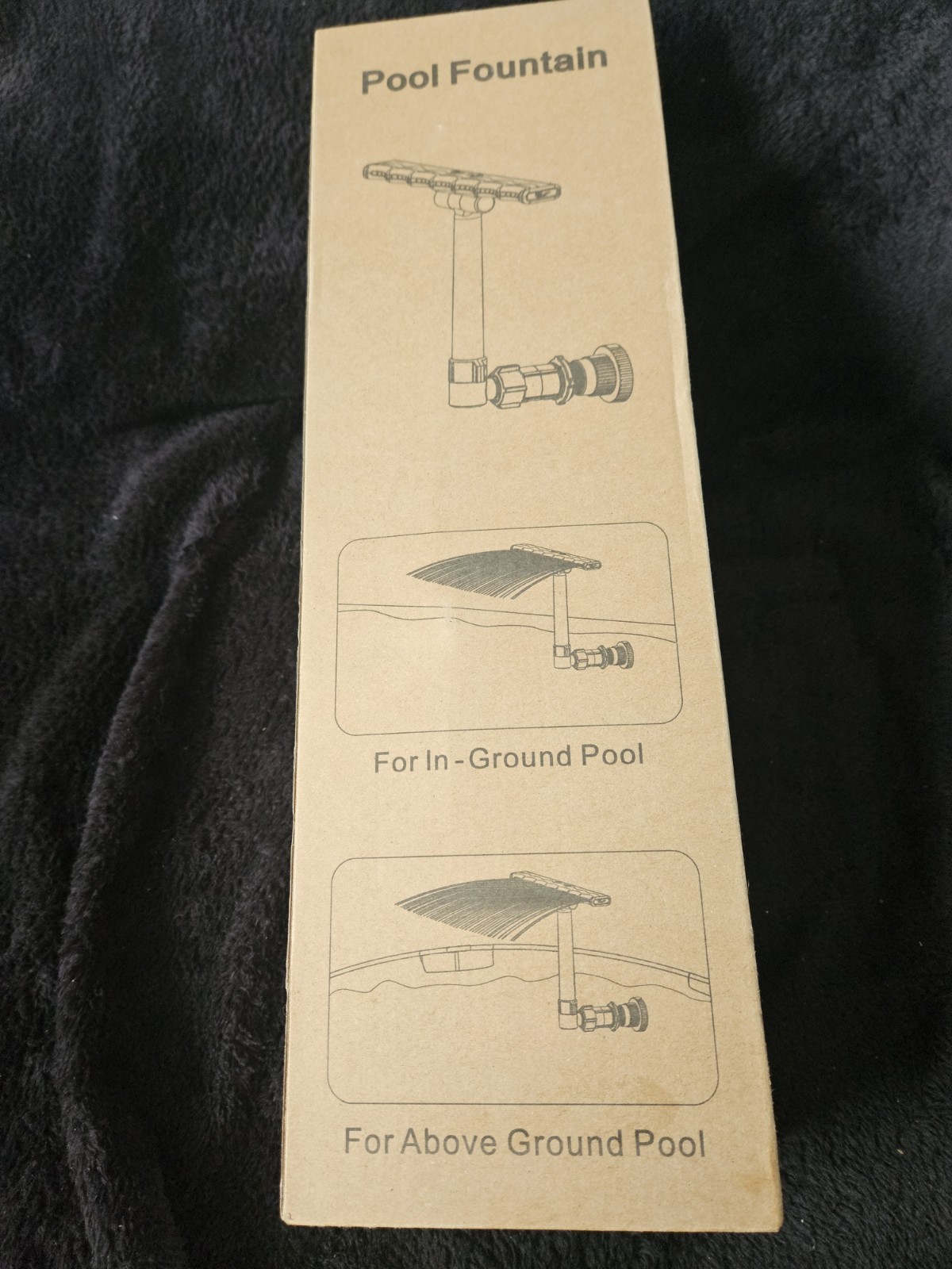 Universal Pool Fountain Kit Above Ground & In-Ground Pools Adjustable Spray Head gallery