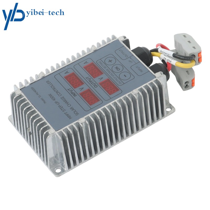 Waterproof Solar Panel Regulator Boost MPPT 24‑85V LED Display Adjustable 400W gallery