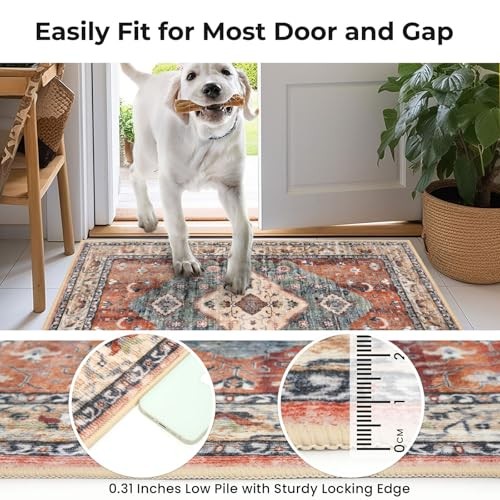 Runners for Hallways 2x6 Ft Washable Kitchen Runner Rug Boho Runner Rug for gallery