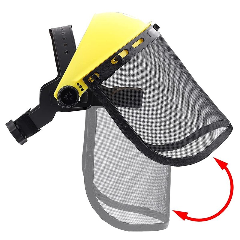 Chainsaw Weeding Full Face Shield Mesh Visor for Chainsaw Trimmer Pole Pruner gallery